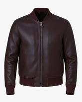 Cremona – Classic Brown Leather Bomber Jacket for Men